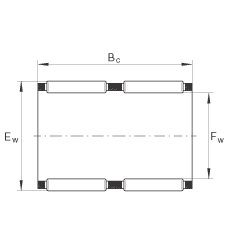 滾針及保持架組件 K75X83X40-ZW, 根據(jù) DIN 5405-1/ ISO 3030 標準，雙列