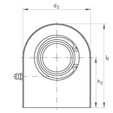 液壓桿端軸承 GF30-DO, 根據(jù) DIN ISO 12 240-4 標(biāo)準(zhǔn)，帶焊接面，需維護(hù)